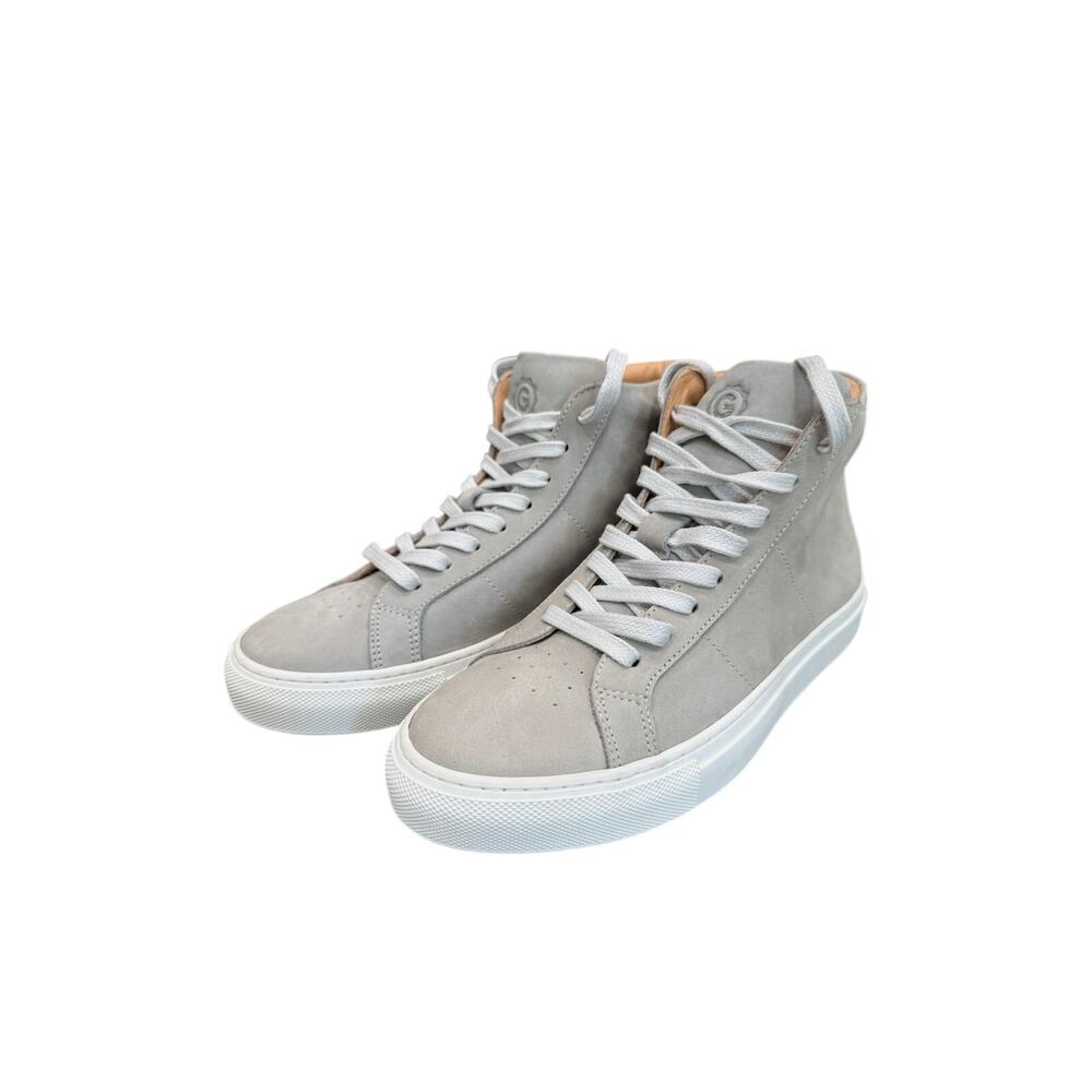 GREATS The Royale High Top Ash Nubuck W Supple Grey Suede Upper Sneaker 8.5 NWOB
